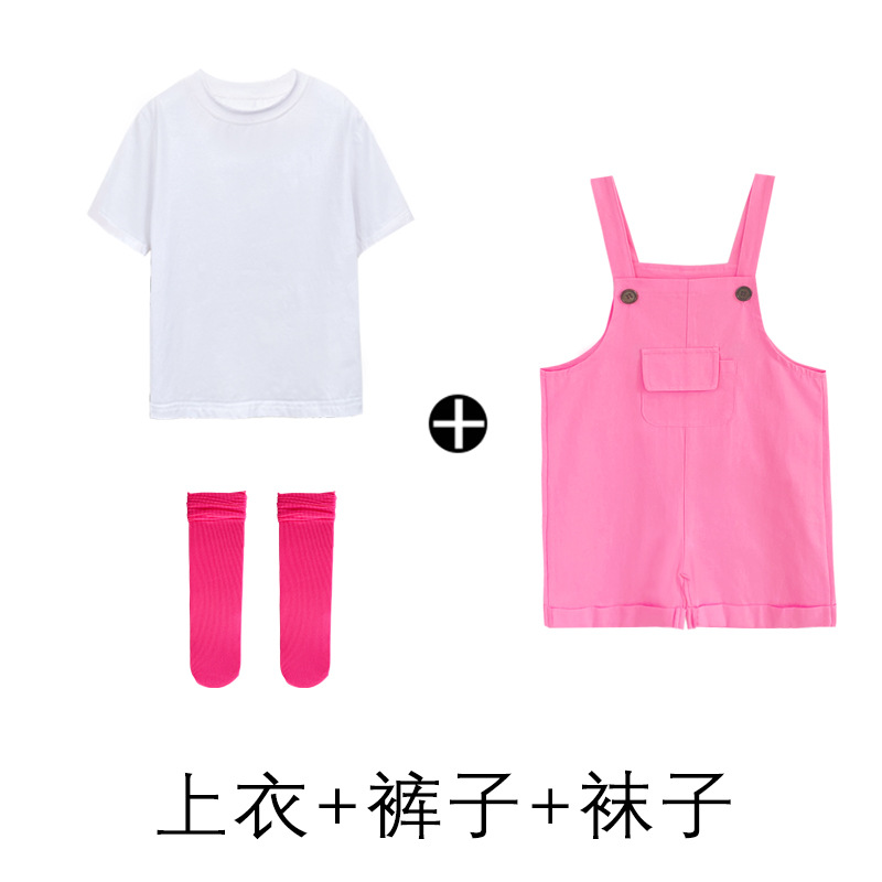 Niños DE LOS NIÑOS pantalones cortos color caramelo traje verano Escuela Primaria kindergarten coro danza reloj