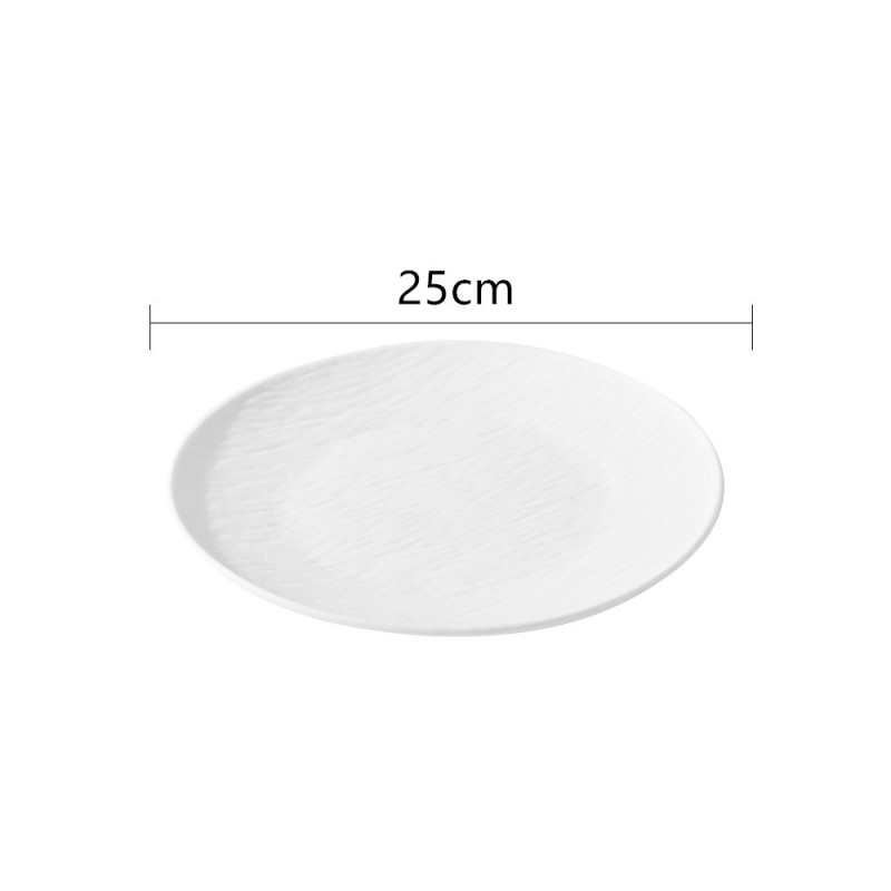 石模様のラウンドトレイ家庭用屋外野菜茶フルーツプラスチックPPトレイ大型メロンシードフルーツトレイフルーツトレイキャンディトレイ|undefined