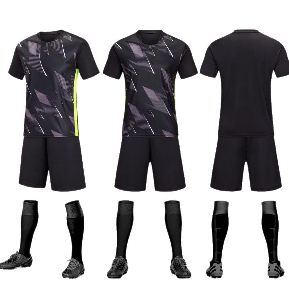 Trajes de entrenamiento de fútbol para adultos y niños camisetas deportivas transpirables de secado rápido se pueden imprimir bordados 6107