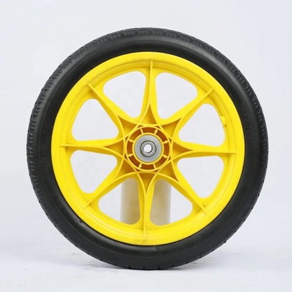 厂家直销14寸 16寸 20寸PU实心工具车快餐车、冰激凌车轮子