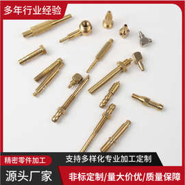 机械零件自动车床加工铜件连接件非标铜接头金属自动车数控床件