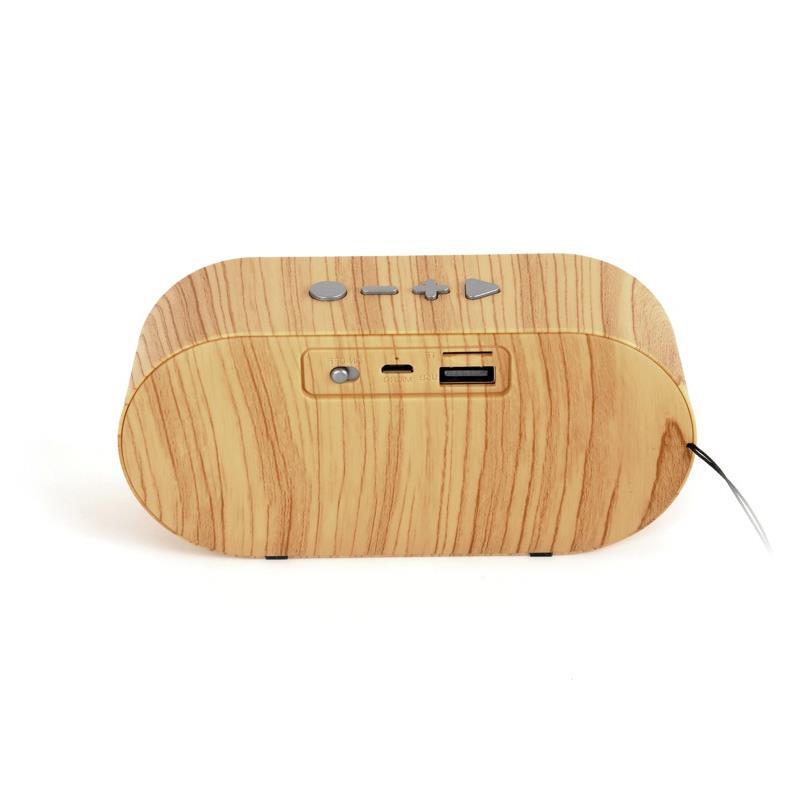 楽尚f3木目bluetoothスピーカー復古ミニカードラジオ創意プレゼントlogoブランド音響工場|undefined