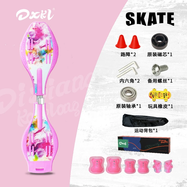 Top version for children - Starry Sky Pink (with color box + protective gear)