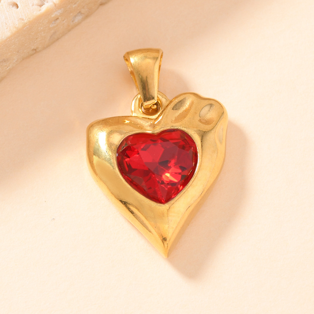 Colgante único transfronterizo nuevo exquisito colgante de amor de diamantes colgante de moda simple colgante único fábrica de accesorios de joyería de bricolaje