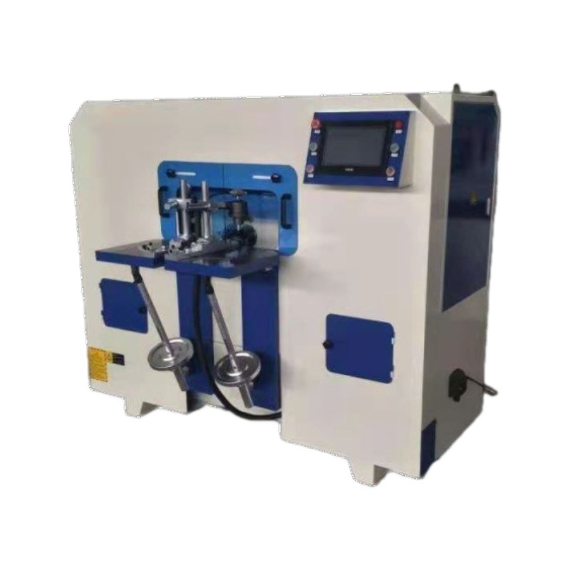 Máquina de tenón cuadrada de doble mesa de trabajo de alta velocidad de tenón redonda de carpintería de control numérico, dispositivo de tenón vertical automático de cintura horizontal