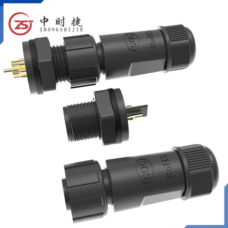 M12 Waterproof Aviation Plug Threaded Flange Formal Seat 2-Core to 8-Core Screw-Free Assembly Welding Connector M12 Waterproof Aviation Plug Threaded Flange Formal Seat 2-Core to 8-Core Screw-Free Assembly Welding Connector
