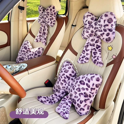 Headrest Winter Plush Comfortable Car