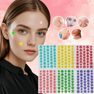 Waterproof acne patch, handheld cute foundation, conceals acne, anti-acne