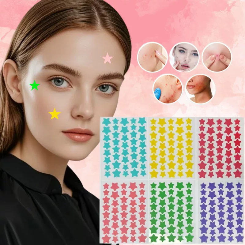 Waterproof acne patch, handheld cute foundation, conceals acne, anti-acne