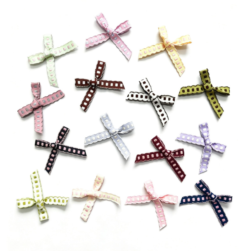 Korean Ribbon Bow Accessories for Clothing, DIY Phone Case Decorations, Fabric Hair Accessories, Gift Decorations