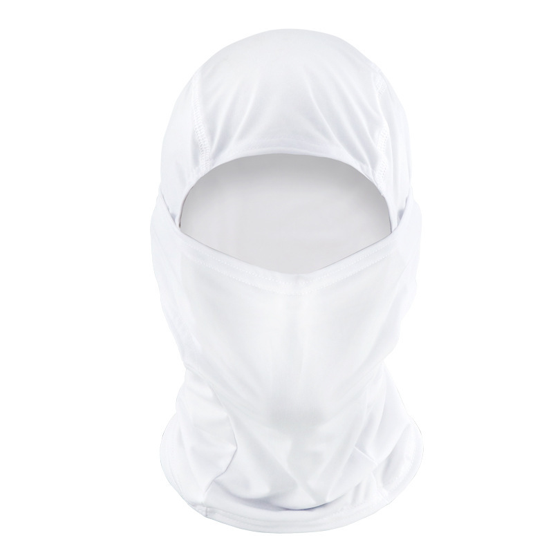 Verano camuflaje de seda de hielo todo en uno capucha de ciclismo al aire libre máscara de pesca protector solar
