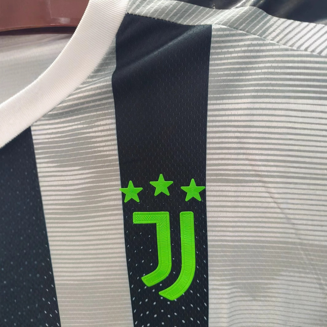 Moda de comercio exterior impresión 3D 19-20 Juventus edición especial deportes deportes malla suelta transpirable manga corta cuello redondo camiseta