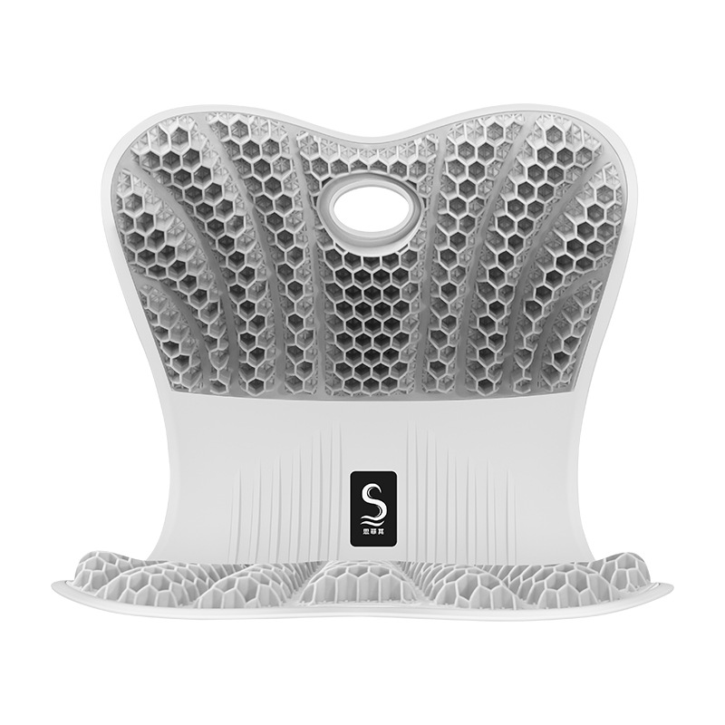Spike Cojín de respaldo de oficina cintura ergonomía cintura asiento para niños caseros gel cintura cojín