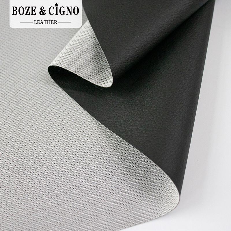 Knitted Fabric Base 1.3 Thick Lychee Pattern Pvc Leather Sofa Wallet Artificial Leather Car Seat Cushion Pu Leather Material Knitted Fabric Base 1.3 Thick Lychee Pattern Pvc Leather Sofa Wallet Artificial Leather Car Seat Cushion Pu Leather Material