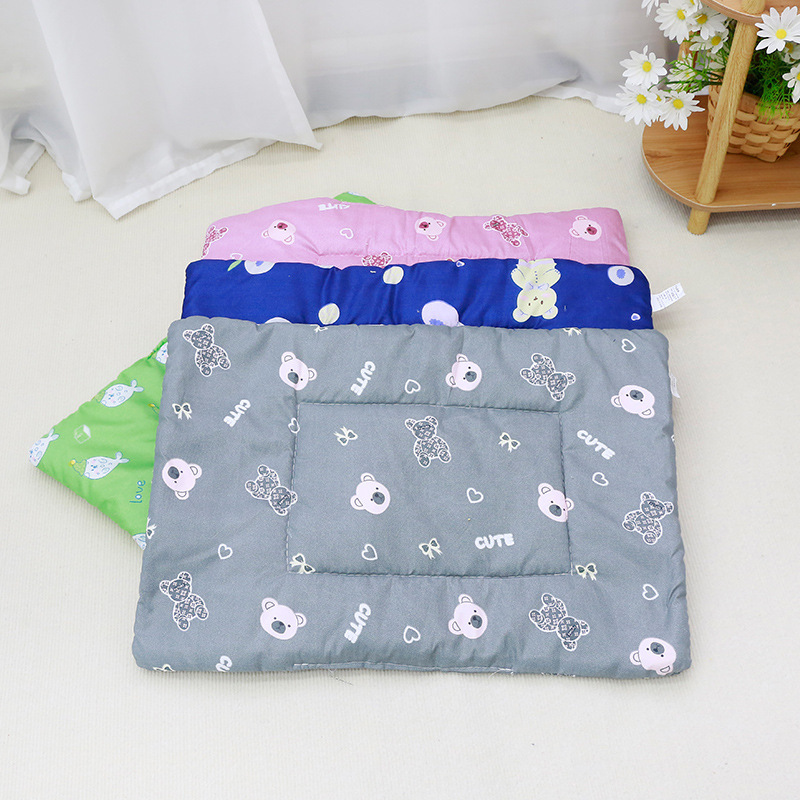 Spring and summer thin cotton mat dog kennel replacement mat cheap change mat foster cat mattress air conditioning room sleeping mat can be replaced