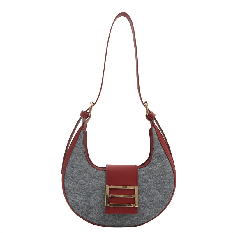 Bolso de moda de empalme en línea primavera y verano 2024, nuevo estilo universal temperamento extranjero bolso de hombro estilo coreano bolso de mujer universal