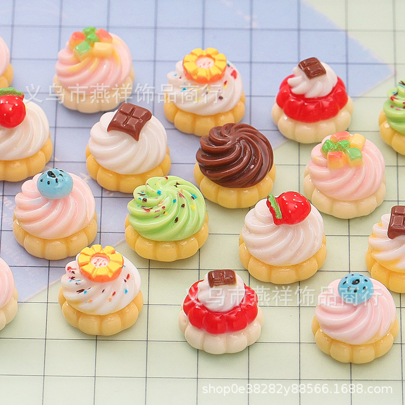 Simulation Mini Cream Cake Food Toy Resin Accessories Cream Glue DIY Hair Accessories Hair Rope Keychain Ornaments Wholesale Simulation Mini Cream Cake Food Toy Resin Accessories Cream Glue DIY Hair Accessories Hair Rope Keychain Ornaments Wholesale