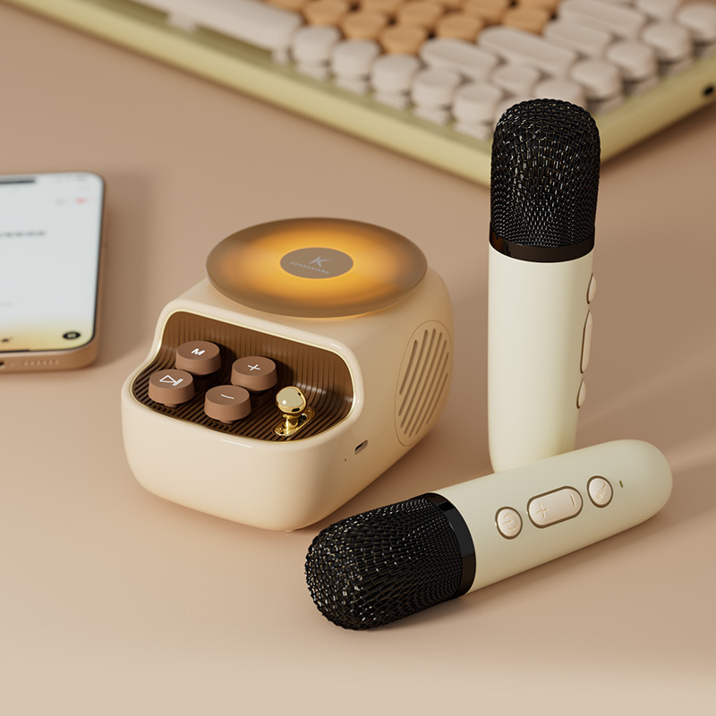 香薫夜灯bluetoothオーディオ家庭用ミニ雰囲気感夜灯スピーカーデスクトップ高音質振り子サブウーファ|undefined