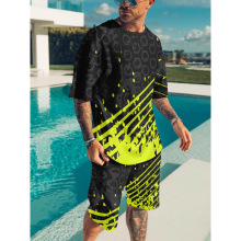 I 58401 Tough guy 3D men's short tee Ӳ������ 3D �ж���