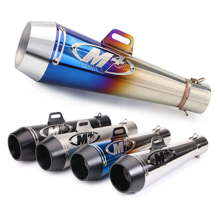 Motorcycle Modification Parts for Yamaha Tmax500, Kawasaki Huanglong 600, Large-Displacement M4 Exhaust Pipe Universal