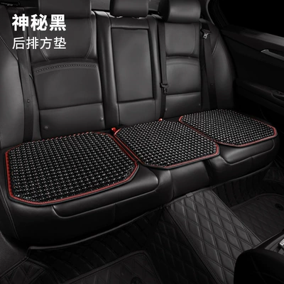 Large Truck, Summer Ventilation – Cool pad - mysterious-black-back-row-long-cushion