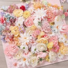 仿真花材料包手工diy簪花头饰花伞配件婚庆酒店布景装饰假花直发