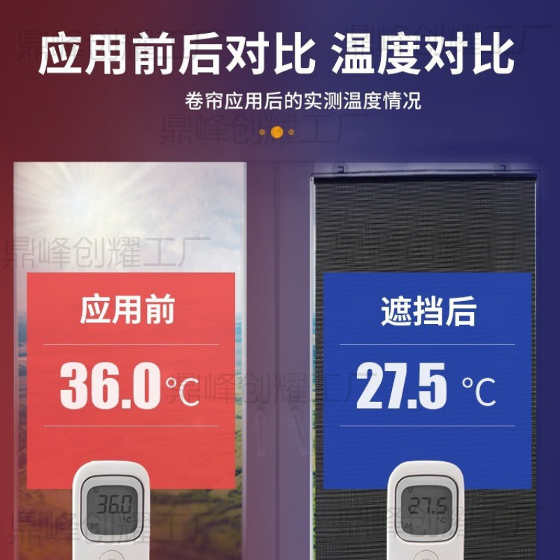 窗户遮阳神器阳台玻璃防晒隔热膜阳光房西晒厨房家用贴纸遮光挡板|undefined