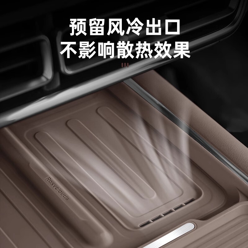 24-25 理想的な L6L7L8L9MEGA 中央制御ワイヤレス充電ウォーターカップ滑り止め収納ボックスパッド車のインテリア|undefined