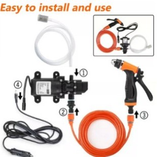12V Car Washer Electric Portable High-Pressure Car Wash Water Gun for Car Cleaning