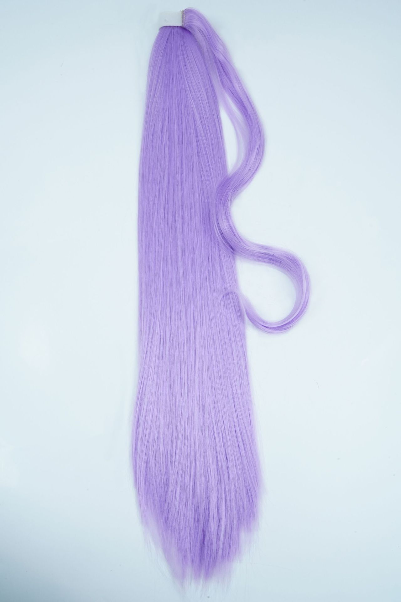 gränsöverskridande peruker, hästsvanstillbehör av kemisk fiber, färgglada långt rakt hår kardborrehästsvansar med hög temperatur_voghion.com