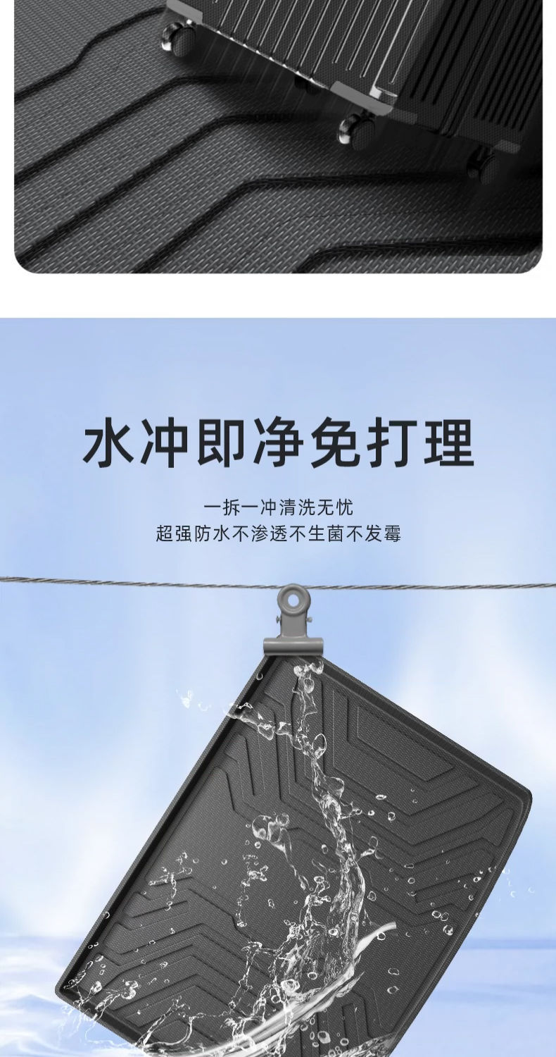 For Geely Star Wish Trunk Mat TPE Encloses 25 24 Tail Mat Interior Decoration Thickening Accessories