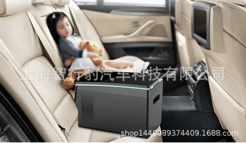 Qi Xuan compressor car refrigerator refrigeration car business car home dual-use 12v24v small freezing refrigerator