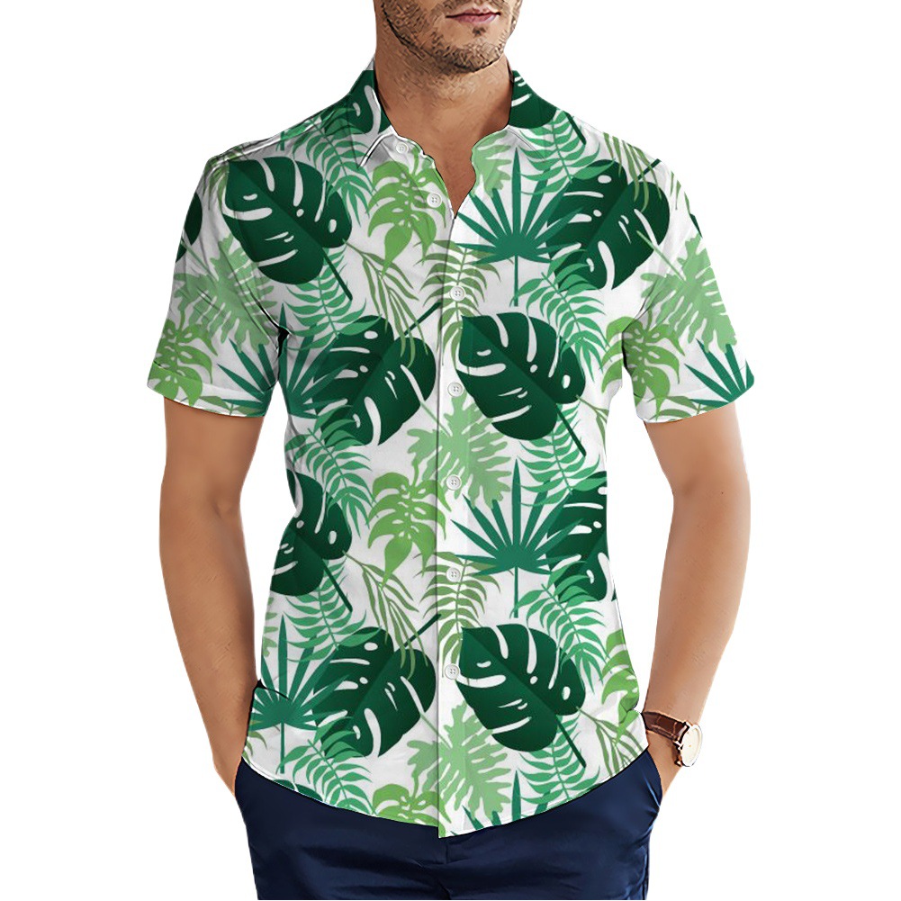 Para figura DIY camisa de los hombres 3D impresión personalizada camisa hawaiana verano casual estación independiente Venta caliente camisa