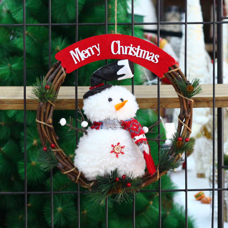 Christmas decorations, doll, creative pendant, 35 cm