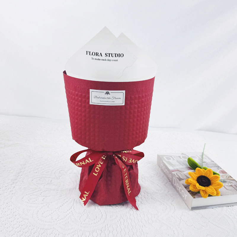 新しいワルツブーケ、半完成花殻、花泥ロリポップ、スナック、DIYフラワーアレンジメント材料、花売りの屋台|undefined