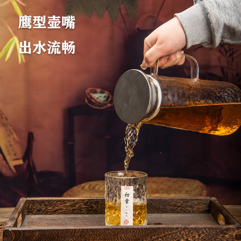 冰川纹玻璃杯透明初雪洋酒杯无铅锤纹威士忌杯玻璃杯酒店专用|undefined