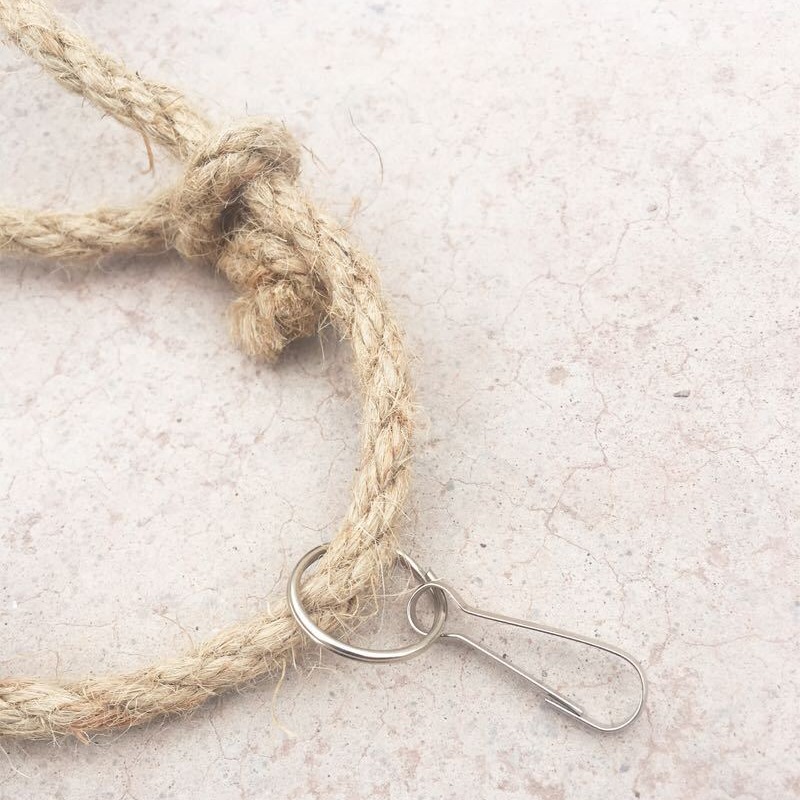 Loro de cáñamo cuerda de escalada suministros de aves red mordedura de juguete loro aventura gran red de escalada