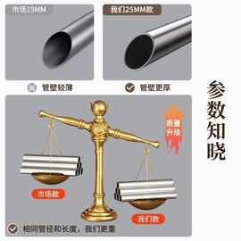 特粗晾衣架落地立式可移动挂衣架宿舍卧室衣帽架带轮晾衣杆衣服架