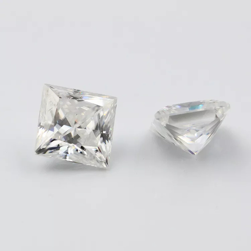 Transfronterizo venta caliente cuadrada D color VVS puede ser probado lápiz de perforación con certificado de laboratorio de perforación desnuda de moissanita suministro transfronterizo