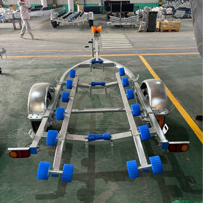 4050*1550mm small marine trailer suitable for jet skis and inflatable boats (Avtomobil ehtiyat hissələri)