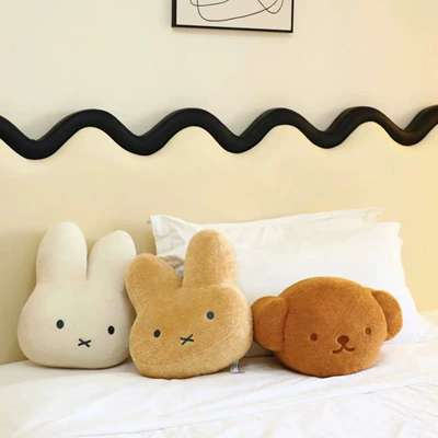 Doll Rabbit Head Pillow Bear: Oyuncaq yastıqlar