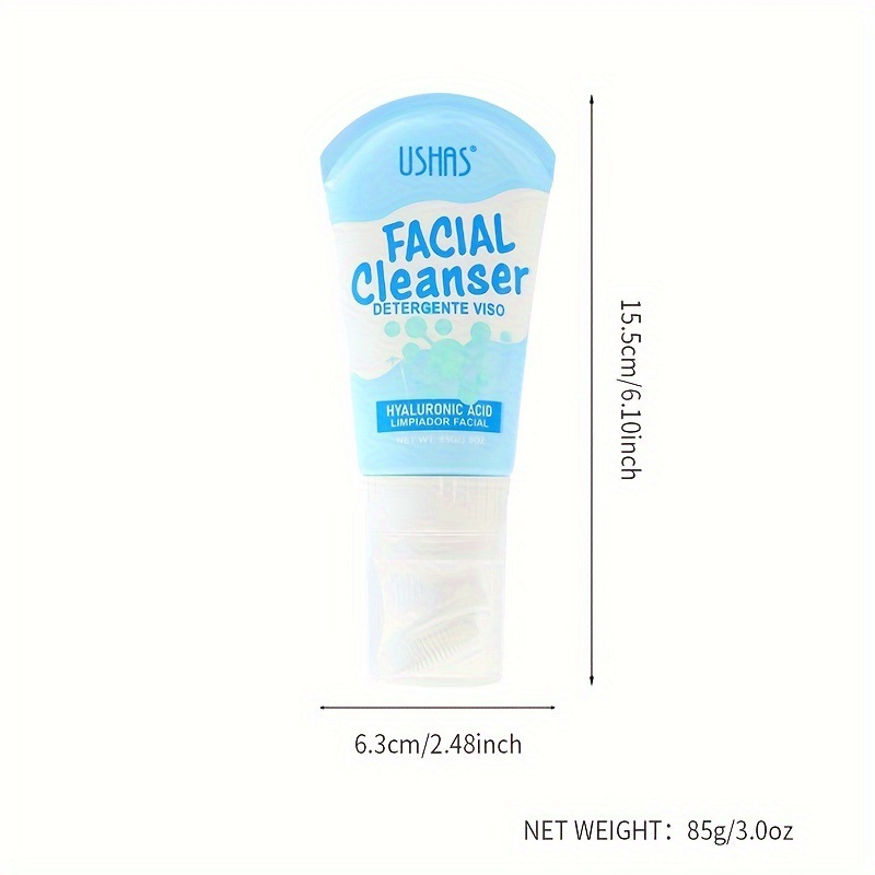 USHAS Limpiador facial espumoso limpiador de punto transfronterizo europeo y americano Limpieza profunda HA315-HA317 suave y agradable para la piel