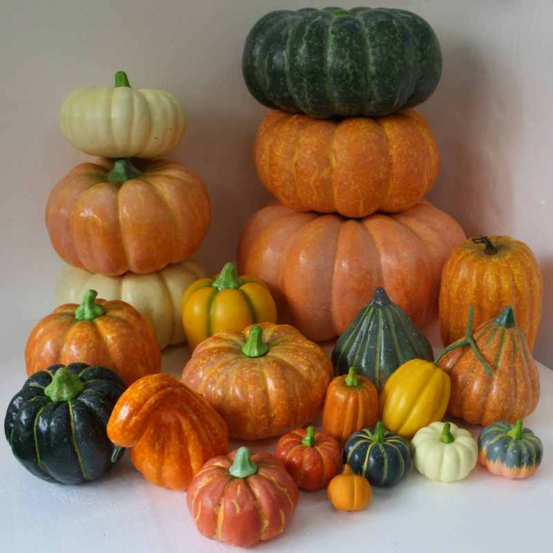 Simulation Bubble Pumpkin Vegetable Vegetable Garden Simulation Vegetable Vegetables and Fruit Halloween Pumpkin Decoration