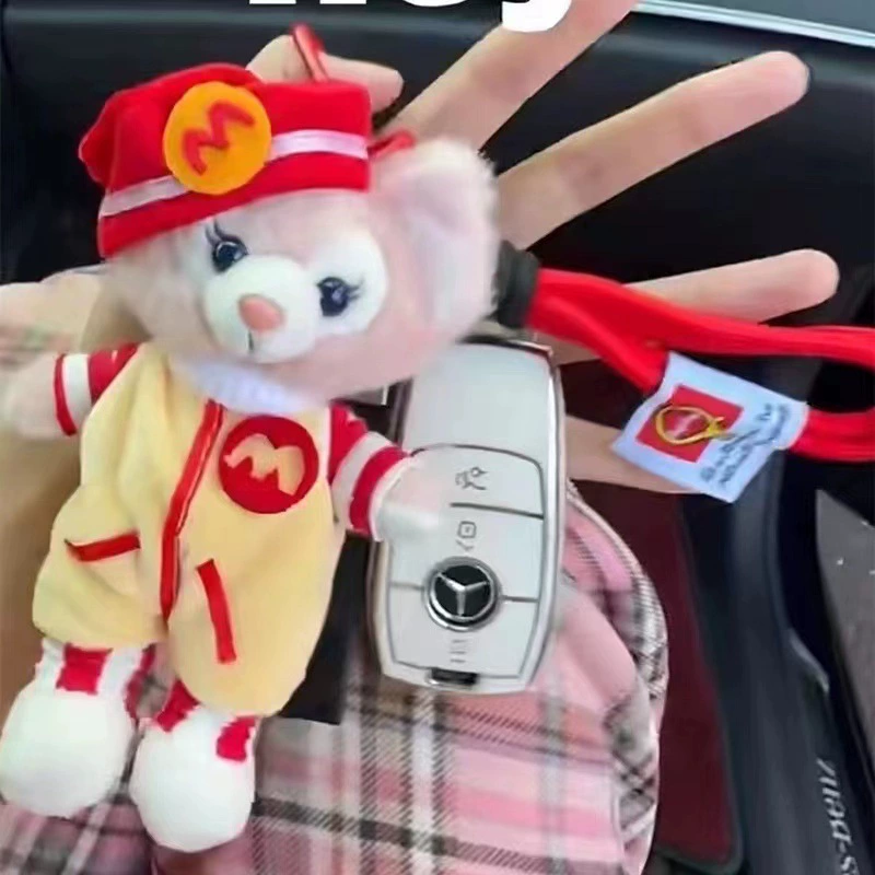 Підвісок Mercedes Benz, брелок для ключей, симпатичная сумка для ключей, рюкзак, аксессуар для рюкзака, плюшевая кукла, (跨境 торговля)