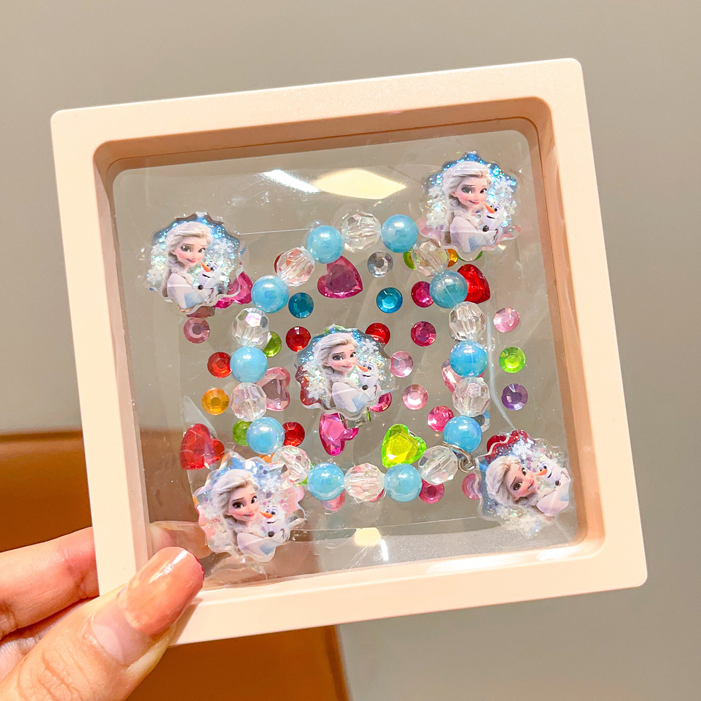 Linda niña nueva pulsera de princesa de dibujos animados niños Anna Aisha colgante pulsera cadena de joyería para niñas de nicho