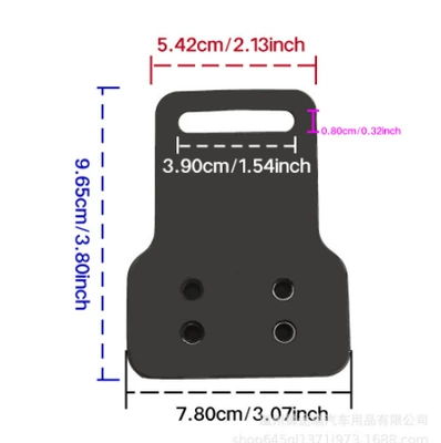 Adaptive Car Pedal Decompression Sheet Pedal Decompression Anti-Body Squeeze Damage Special Pedal Accessories (Other Car Modifications) - black
