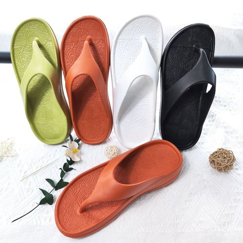 Marathon Running Sport Slippers Men's Anti-Slip Shock Absorption Soft Bottom Wear-Resistant Thong Sandals Foot Feeling Beach Outdoor 