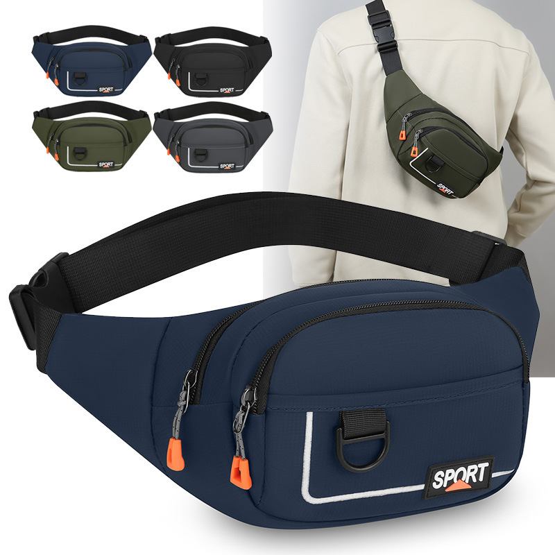 New Style Waist Bag, Sports Multi-Functional Chest Bag for Men and Women, Large Capacity, Multi-Compartment, Water-Repellent Cross-Body Bag, Business Cashier Bag New Style Waist Bag, Sports Multi-Functional Chest Bag for Men and Women, Large Capacity, Multi-Compartment, Water-Repellent Cross-Body Bag, Business Cashier Bag