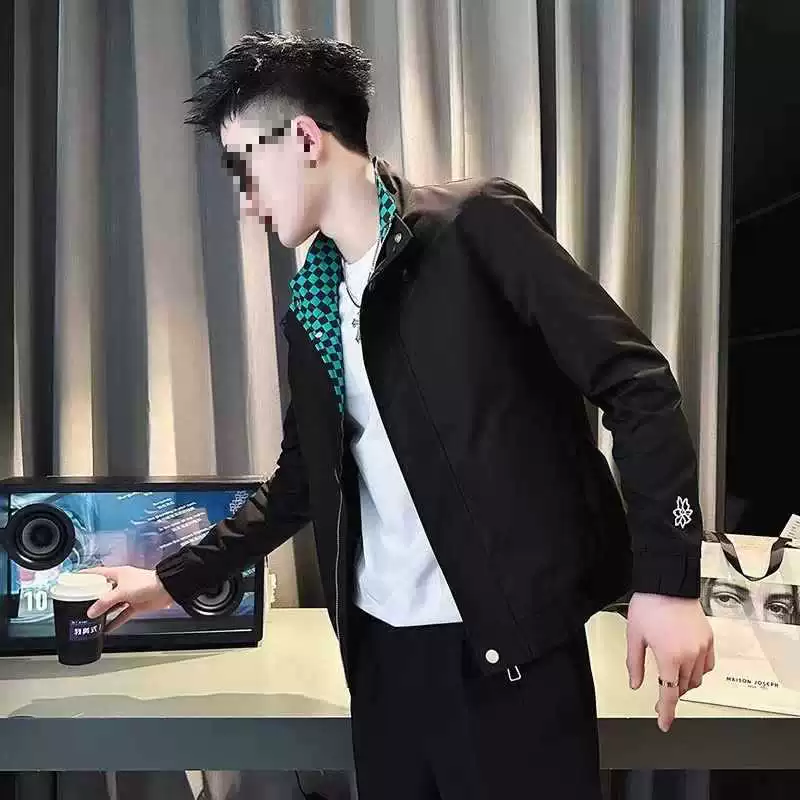 Demi-season men's trend spring jacket