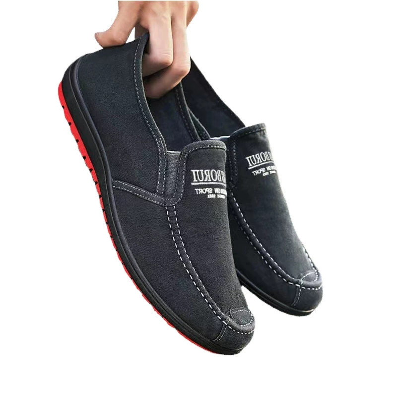 Мужские Slip-On обувь, дышащие повседневные кроссовки, комфортные кроссовки-слипоны (39–44)